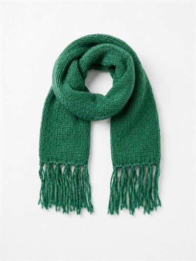 Retrobird Forest Green Large Soft Knit Scarf