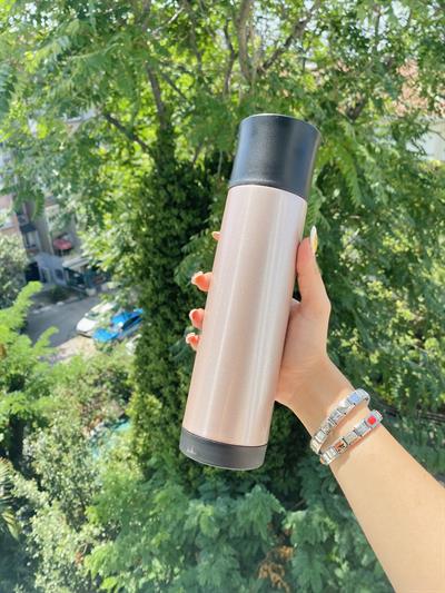 Retrobird Outdoor Camping Stainless Steel Pink Thermos 500ML