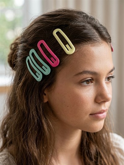 Retrobird Pastel Minimal Çok Renkli Toka Seti – 6lı