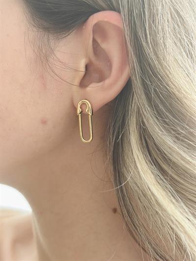 Retrobird Retro Model Gold Color Earrings