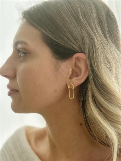 Retrobird Retro Model Gold Color Earrings