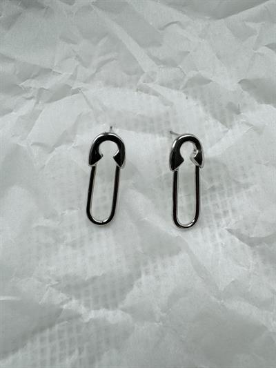 Retrobird Retro Model Silver Color Earrings