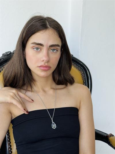 Retrobird Retro Model Silver Crystal Necklace