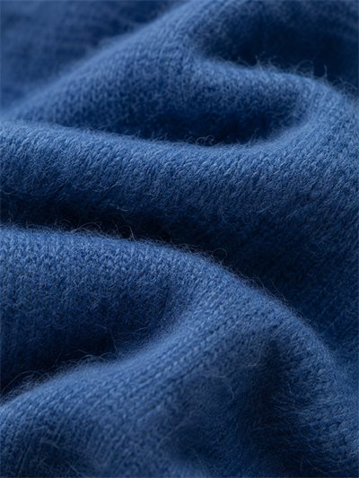 Retrobird Rosalie Oversize Polo Yaka Çift Fermuarlı Lacivert Triko Hırka