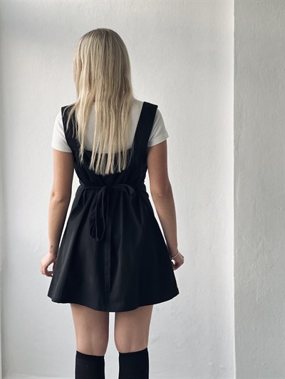 Retrobird Black Gilet Overalls