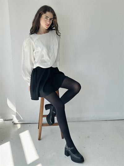 Retrobird Black Trendy Tights