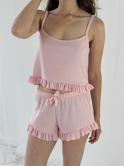 Retrobird Pink Shorts Home Set
