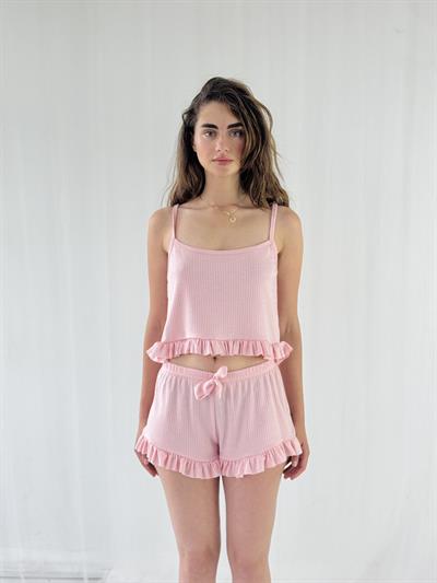 Retrobird Pink Shorts Home Set