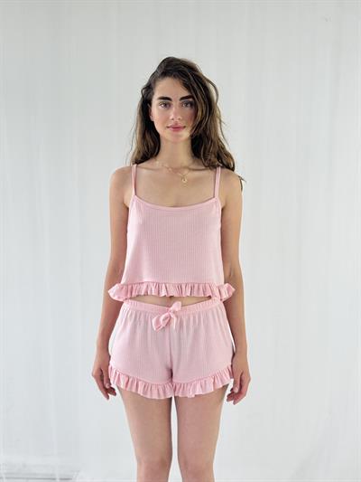 Retrobird Pink Shorts Home Set