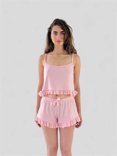 Retrobird Pink Shorts Home Set