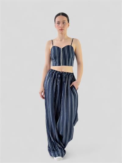 Retrobird Tasarım Bol Kesim Pantolon