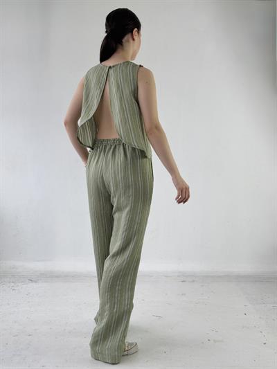 Retrobird Tasarım Bol Kesim Çağla Pantolon