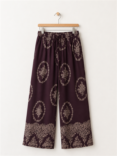 Retrobird Tasarım Bol Kesim Relax Pantolon