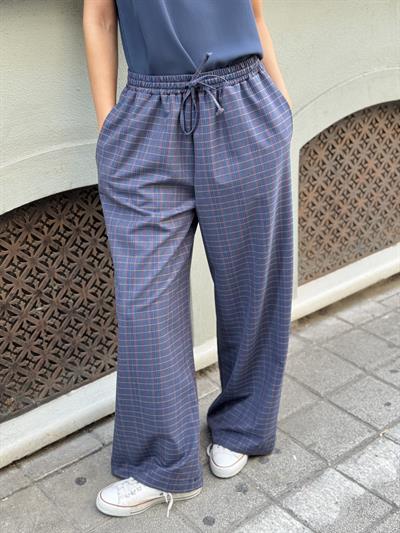 Retrobird Tasarım Bol Kesim Kalın Lacivert Relax Pantolon