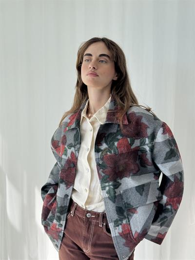 Retrobird Design Smoked Brooklyn Bomber Jacket