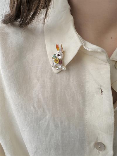 Retrobird Design Colorful Brooch Lapel Pin