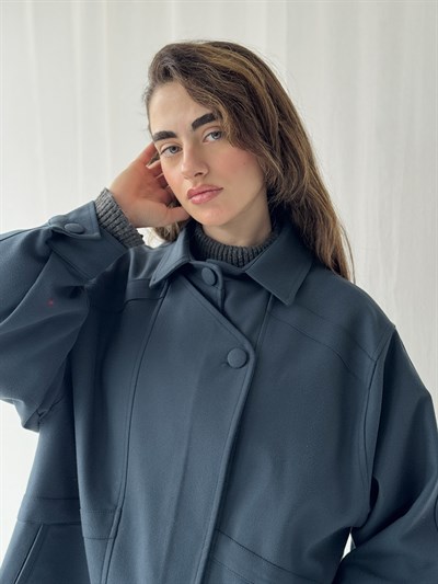 Retrobird Design Indgo Bomber Jacket