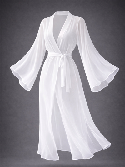  Retrobird Design Kai White Kimono Dress