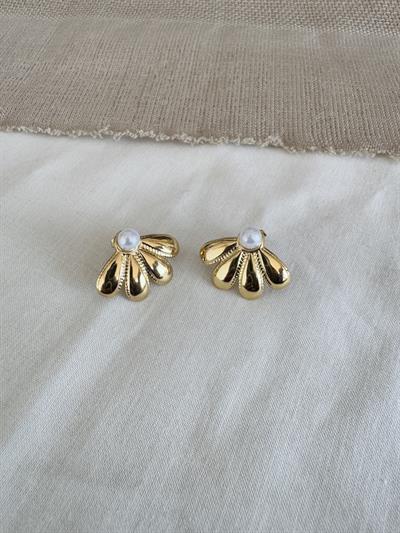 Retrobird Pearl Colored Earrings