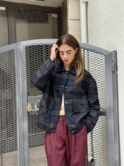 Retrobird Design Navy Blue Brooklyn Bomber Jacket