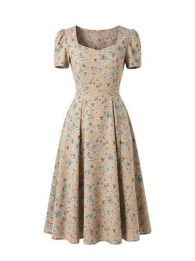 Retrobird Design Matilda Multicolored Long Dress