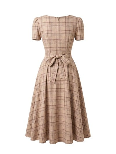 Retrobird Design Matilda Red Brown Long Dress