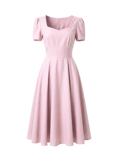 Retrobird Design Matilda Pink Long Dress