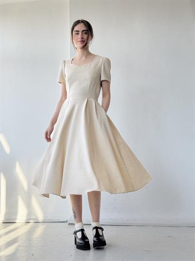 Retrobird Design Matilda Stone Colored Long Dress