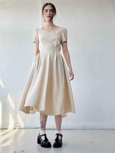 Retrobird Design Matilda Stone Colored Long Dress