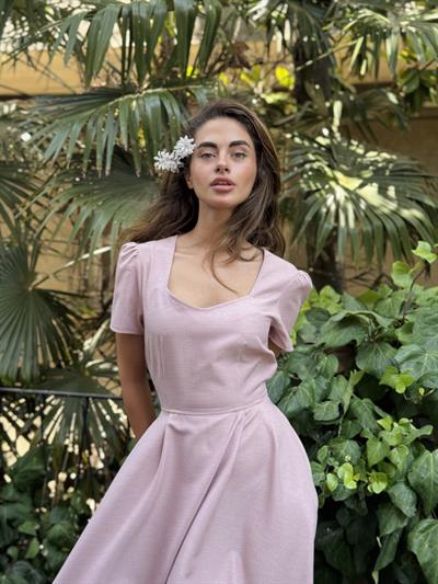 Retrobird Design Matilda Pink Long Dress