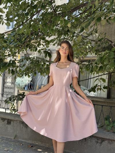 Retrobird Design Matilda Pink Long Dress