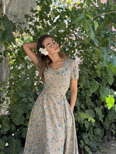 Retrobird Design Matilda Multicolored Long Dress