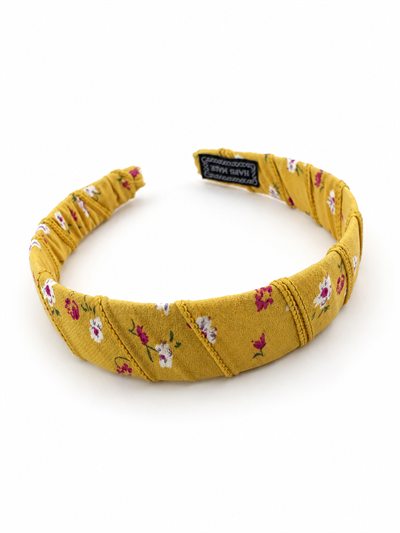 Retrobird Tasarım Sarı Büzgülü Taç