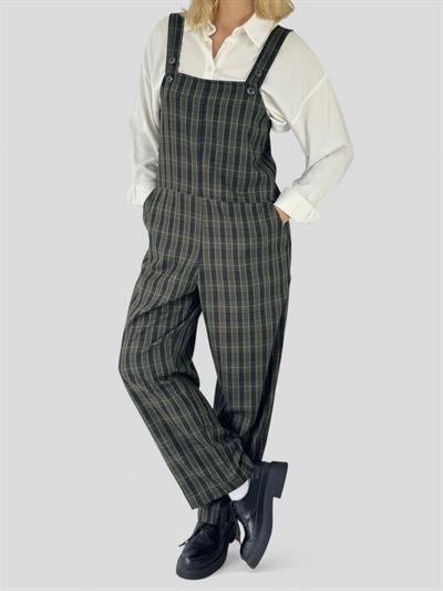 Retrobird Tasarım Haki Uzun Tulum Salopet