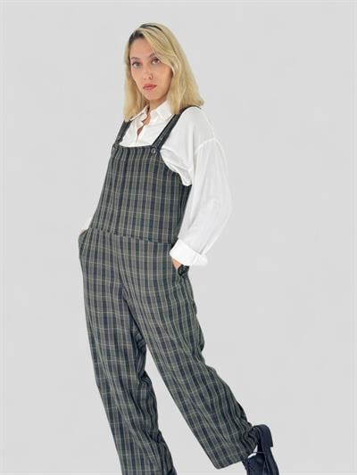 Retrobird Tasarım Haki Uzun Tulum Salopet