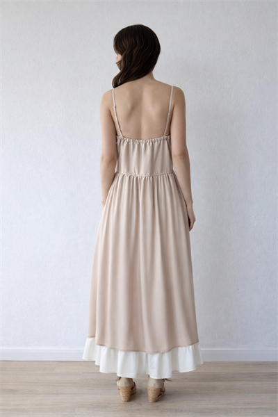 Retrobird Design Victorian Countryside Cream Dress