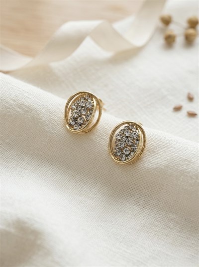 Retrobird Vintage Style Tasarım Sarı Küpe