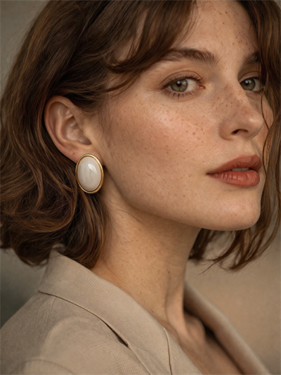 Retrobird Tasarım Vintage Style İnci Renkli Küpe