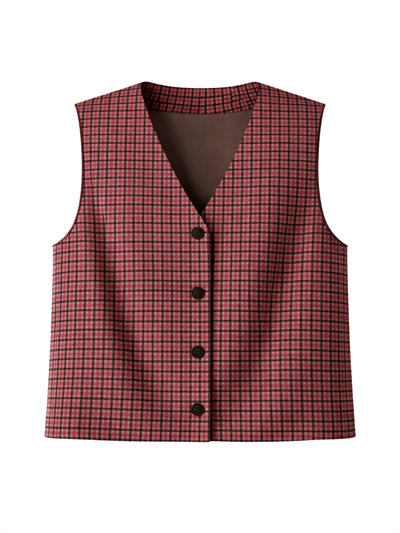 Retrobird Design Tile-Colored Vest