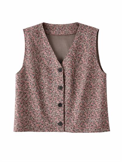 Retrobird Tasarım Bej Renkli Yelek