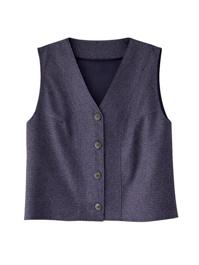 Retrobird Design Blueberry Colored Vest