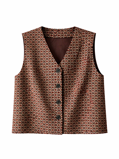 Retrobird Tasarım Bakır Renkli Yelek