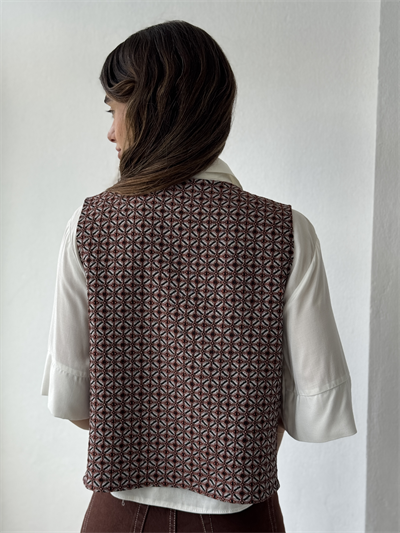 Retrobird Tasarım Bakır Renkli Yelek