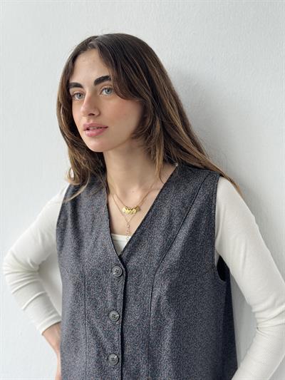 Retrobird Tasarım Antrasit Renkli Yelek