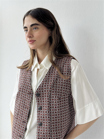 Retrobird Tasarım Bakır Renkli Yelek