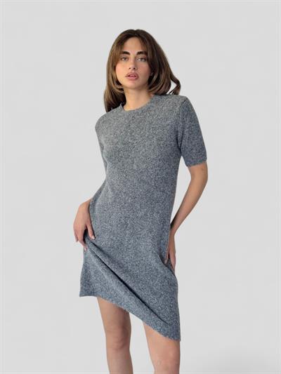 Retrobird Gri Renkli Triko Elbise
