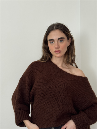 Retrobird Brown Knitted Sweater