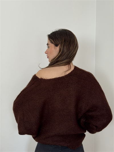 Retrobird Brown Knitted Sweater