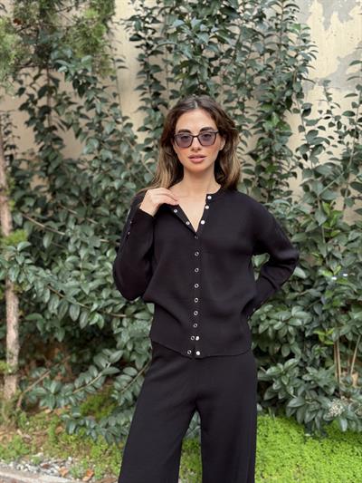 Retrobird Black Knitted Set