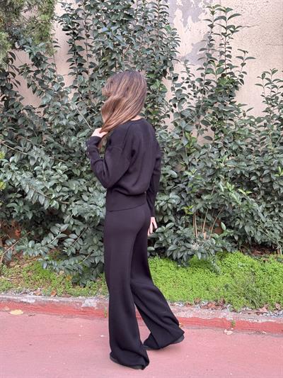 Retrobird Black Knitted Set